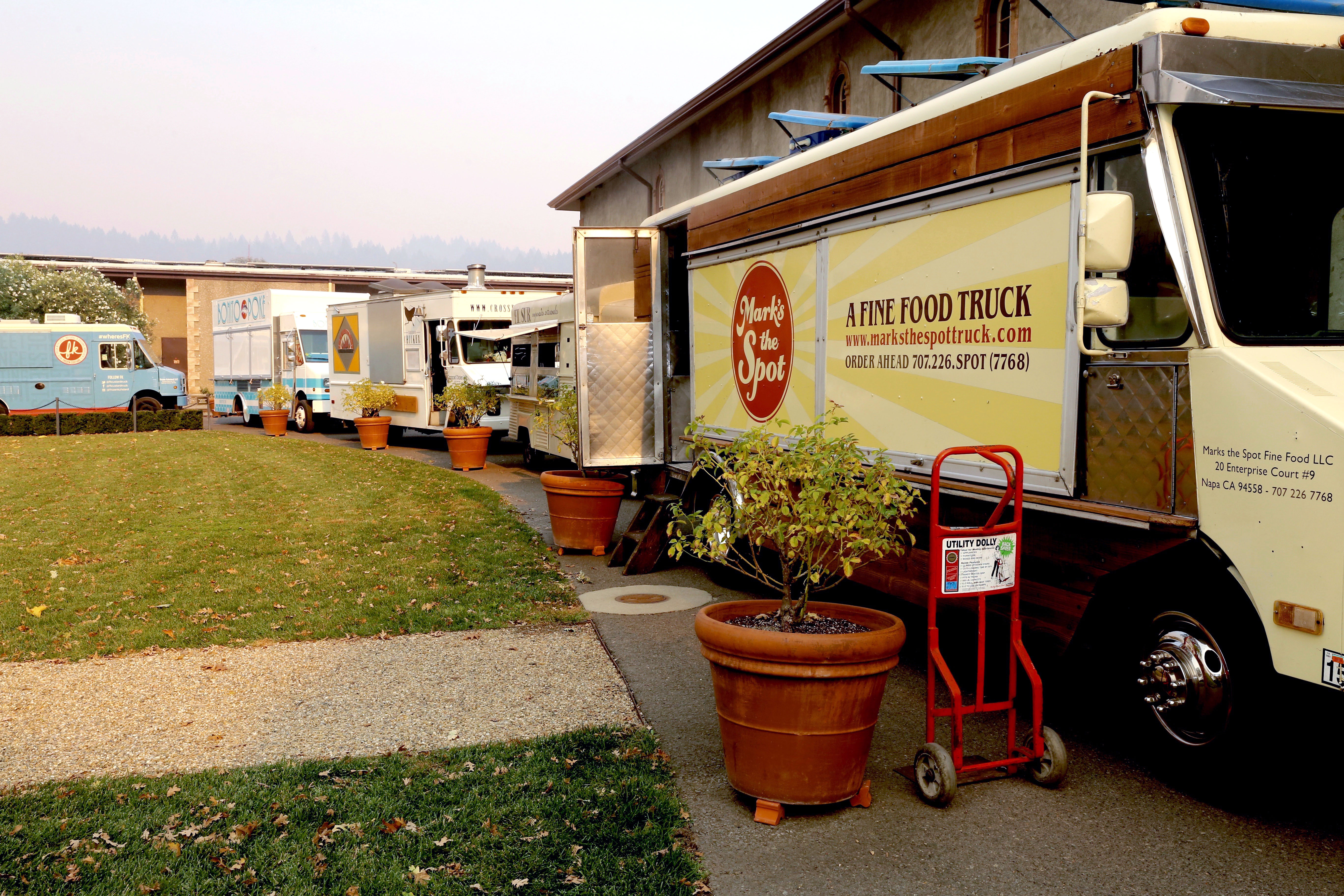 10 Food Trucks were the make shift kitchens for the Variety 10 tasting
